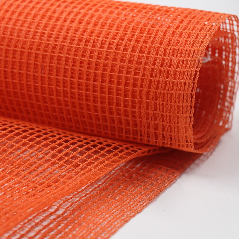 orange safety netting 1/4" open mesh